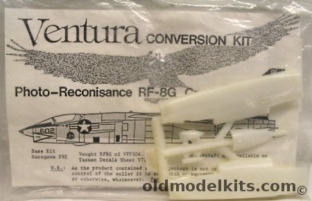 Ventura 1/72 RF-8G Photo-Reconnaissance Crusader (F8U - F-8) Conversion plastic model kit